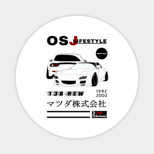 RX-7 [FD] OSJ LifeStyle Magnet